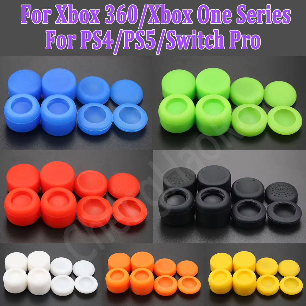 Jjk Gaming Accessories - 1 ชุดฝาครอบจอยสติ๊กซิลิโคนสำหรับ PS5 PS4 Xbox360 อุปกรณ์เสริมสำหรับจอยสติ๊ก