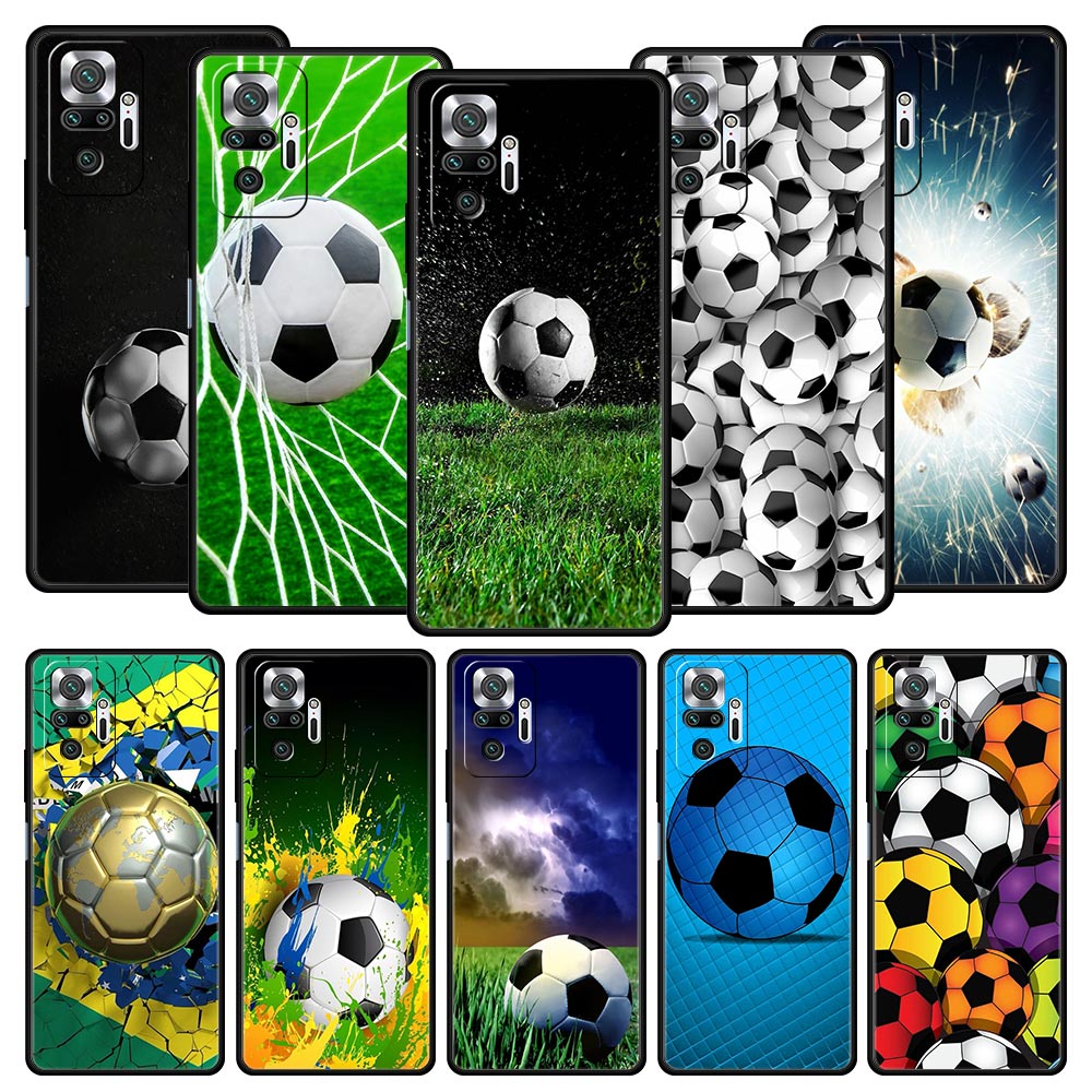 Gaming Accessories For Your Phone - ลูกฟุตบอลสนามฟุตบอลเคสโทรศัพท์สําหรับ Xiaomi Redmi หมายเหตุ 12 11