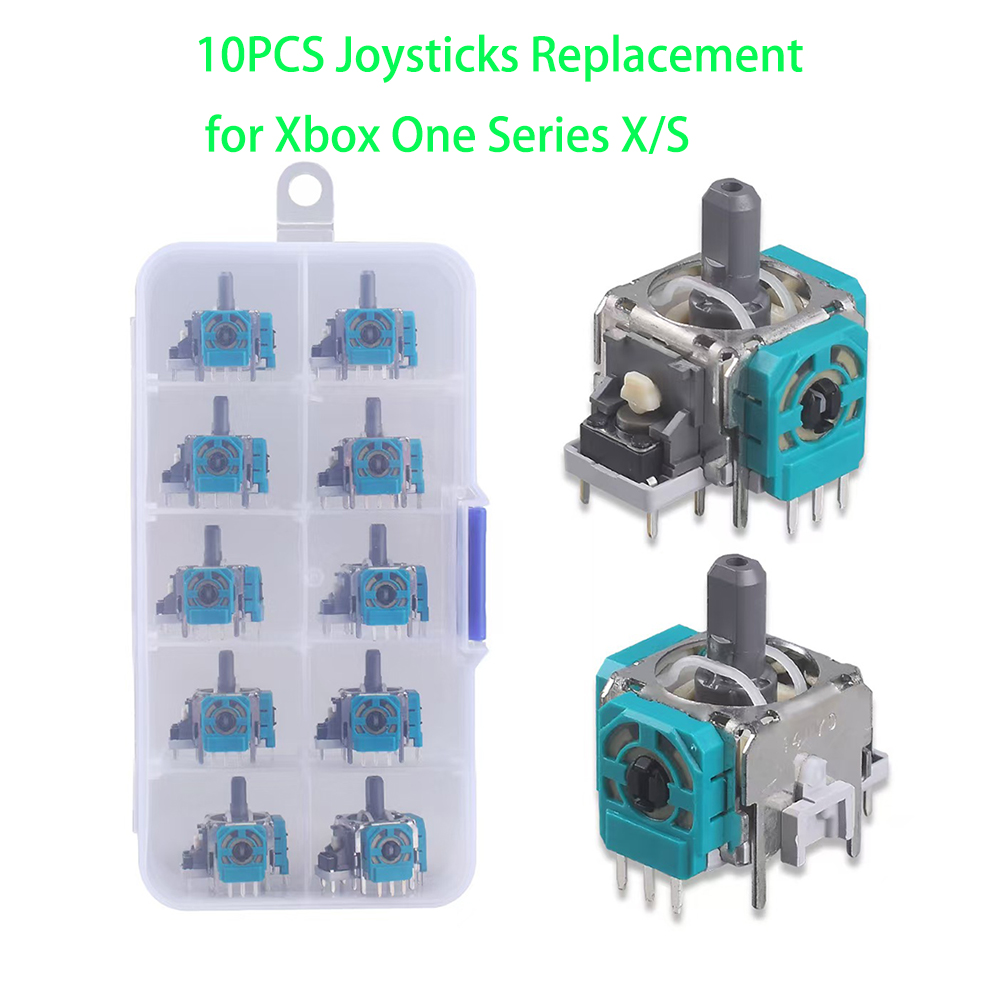 Jjk Gaming Accessories - 10pcs 3D Analog จอยสติ๊ก ThumbStick อะไหล่ซ่อมอุปกรณ์เสริม