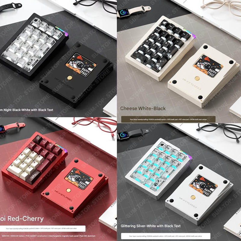 Keyboard Numpad Separate - ชุดคีย์บอร์ด Weikav Stars21S แบบไร้สาย คีย์บอร์ดแบบกลไก ไฟ