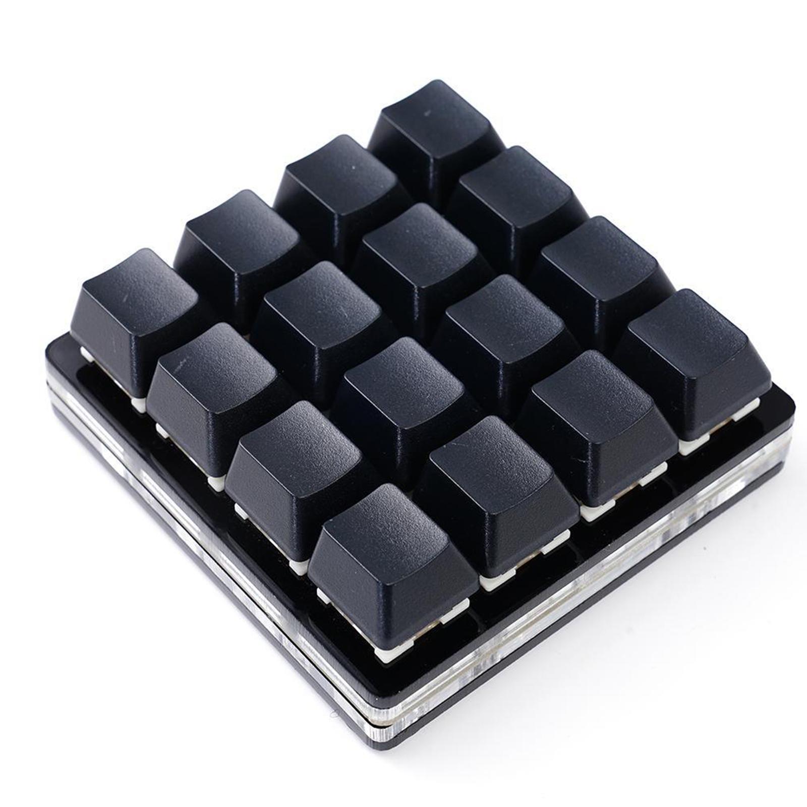 Keyboard Numpad Separate - 2/3/4/6/7/8/9/16 คีย์สีดำมินิคีย์แพดแป้นพิมพ์แบบกลไก OSU การเขียนโปรแกรมสำหรับเล่นเกมคีย์บอร์ดแบบกำหนดเองสำหรับโฟโต้ชอป