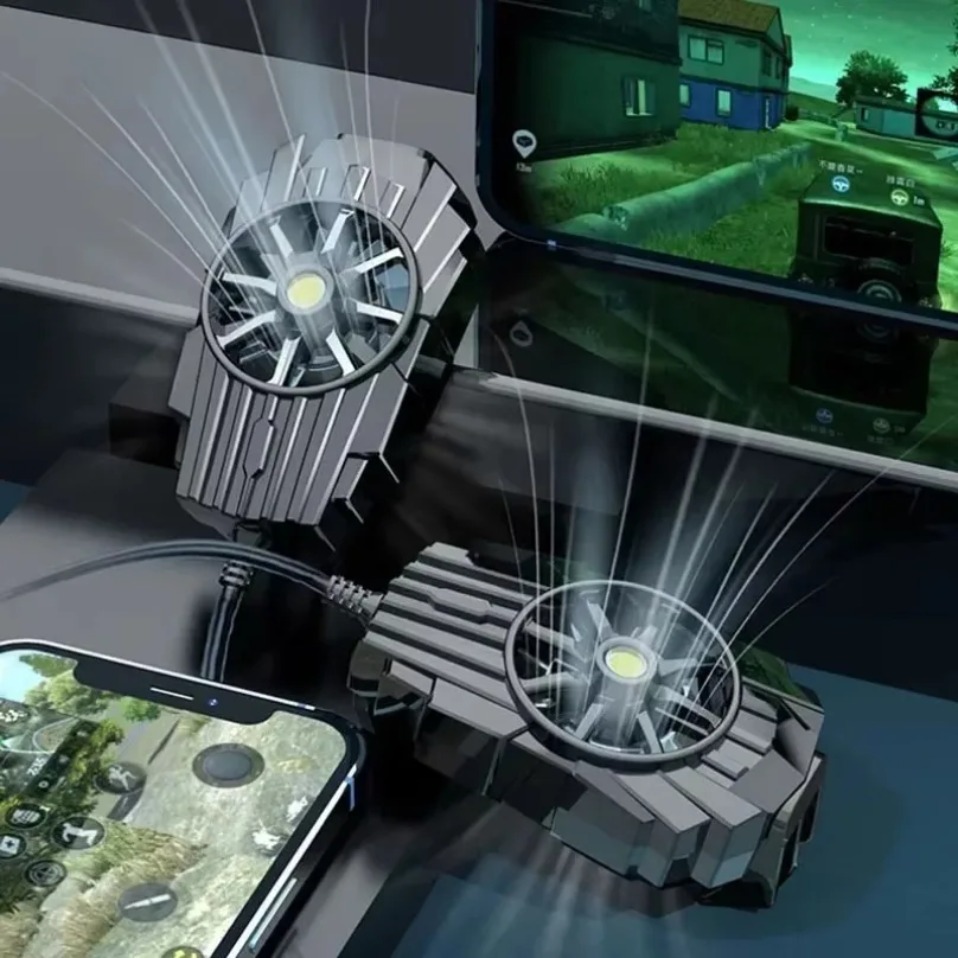 Gaming Accessories For Your Phone - คลิปหนีบหลังแบบพกพา ระบบระบายความร้อนด้วยอากาศขนาดเล็ก สำหรับโทรศัพท์มือถือ iPhone 15 IOS