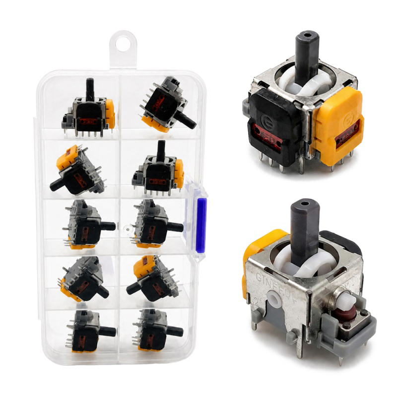 Jjk Gaming Accessories - เซ็นเซอร์อนาล็อก 3 มิติ แบบฮอลล์เอฟเฟค 10 ชิ้น