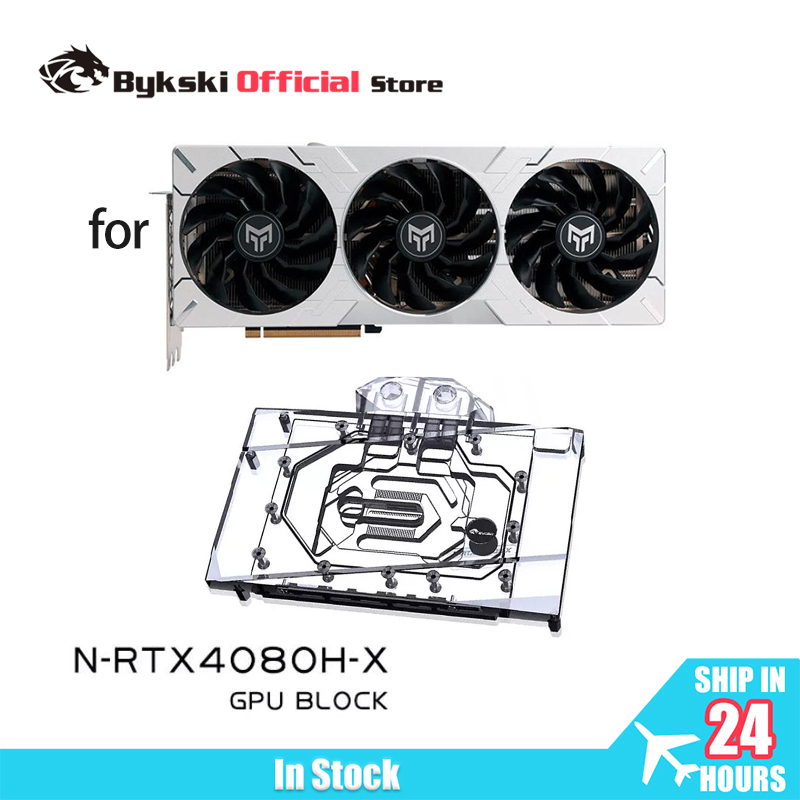 Nvidia Vga Rtx 4080 - บล็อกระบายความร้อน GPU Bykski สำหรับการ์ดจอ NVIDIA RTX