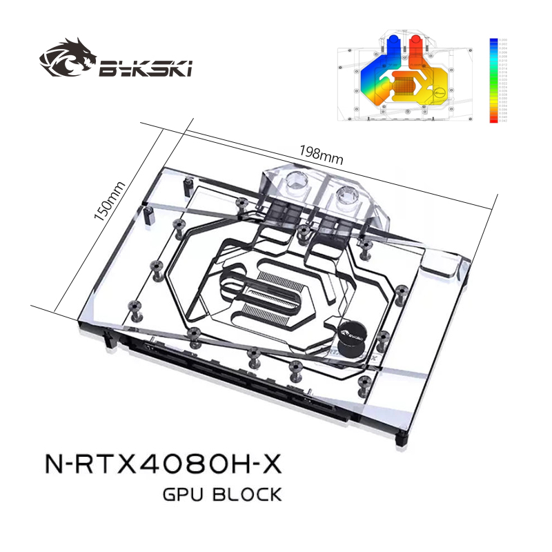 บล็อกน้ำ GPU Bykski สำหรับการ์ - Nvidia Vga Rtx 4080 บทวิจารณ์และราคา