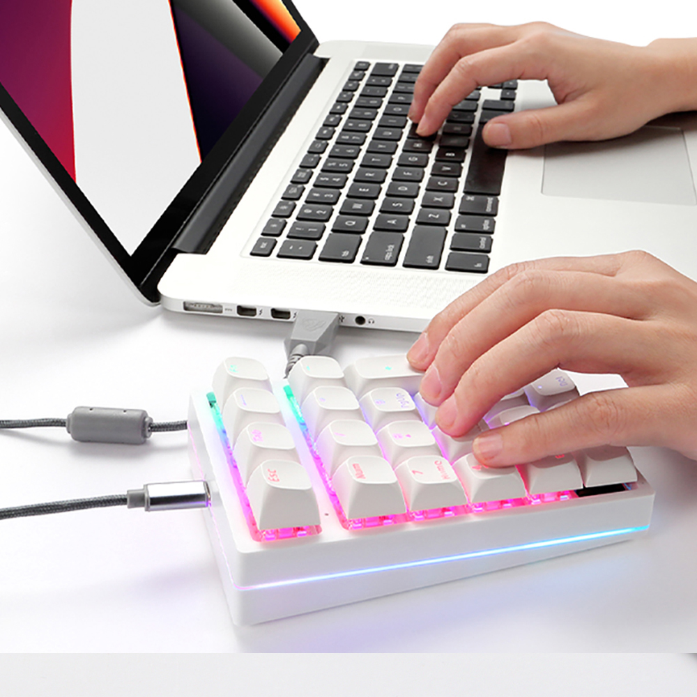 K24Pro 21 คีย์ Pad Mechanical  - Keyboard Numpad Separate บทวิจารณ์และราคา