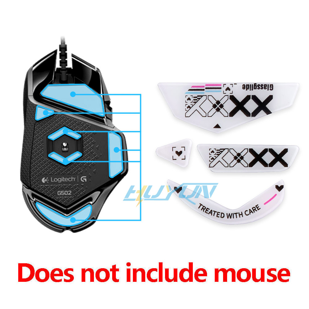 แผ่นรองเท้ากระจกนิรภัยเหมาะสํา - Logitech Mouse G502 บทวิจารณ์และราคา