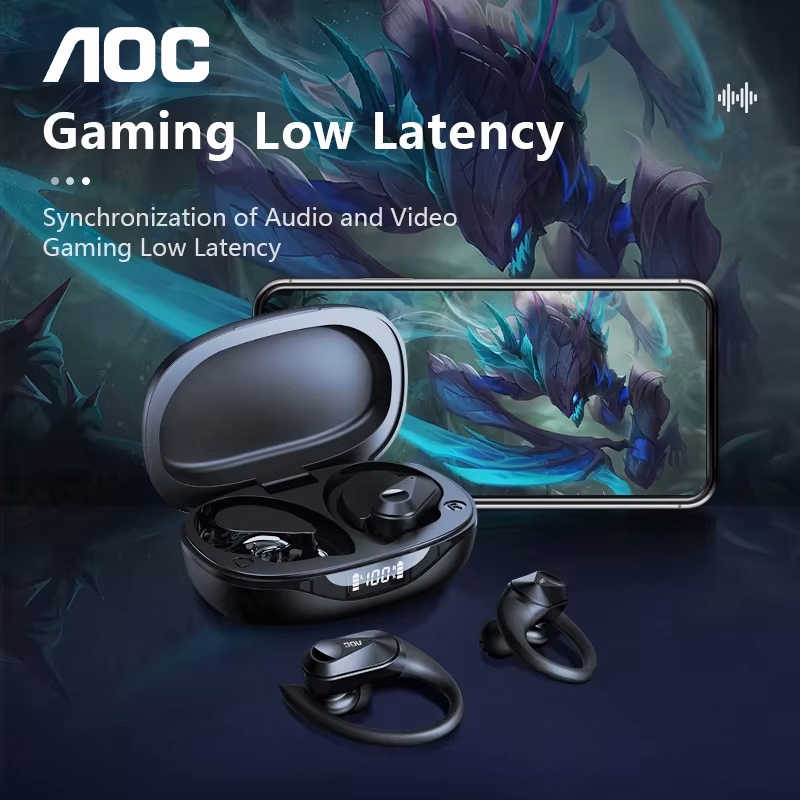 ช้อยส์ AOC ชุดหูฟังกีฬาไร้สายบ - Gaming Accessories For Your Phone บทวิจารณ์และราคา
