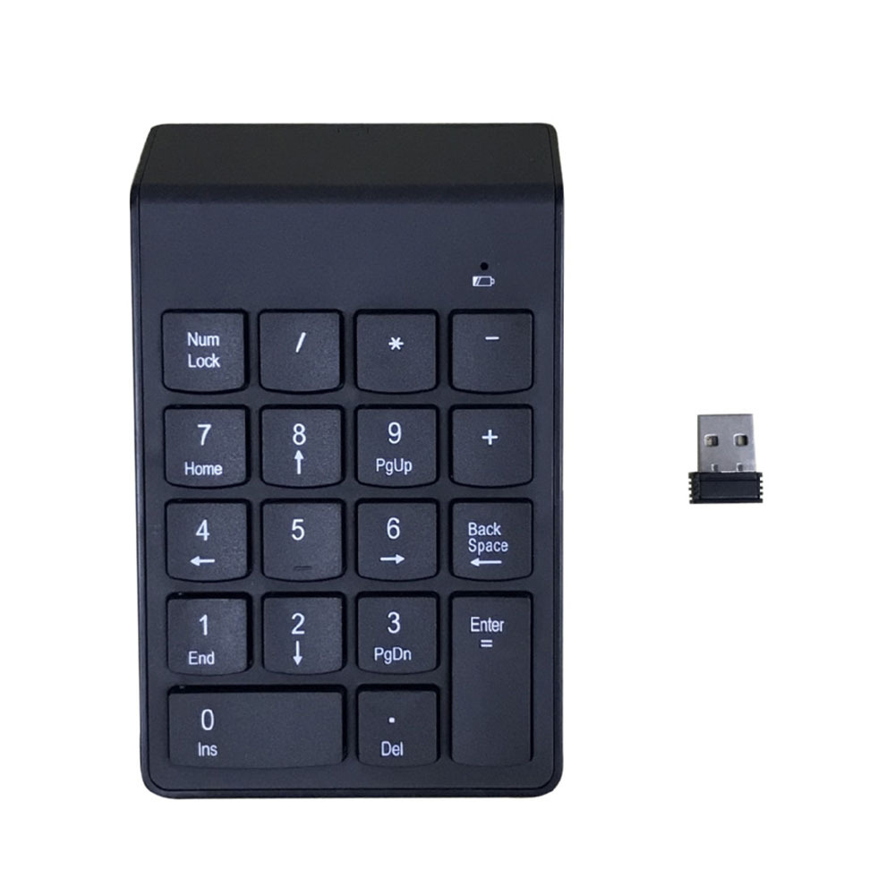 2.4GHz มินิคีย์บอร์ดไร้สายแป้น - Keyboard Numpad Separate บทวิจารณ์และราคา