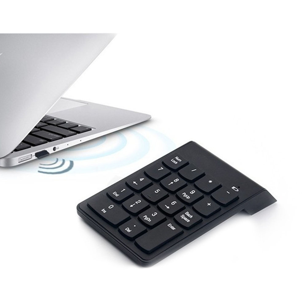 มินิคีย์บอร์ดไร้สาย 2.4GHz แป้ - Keyboard Numpad Separate บทวิจารณ์และราคา