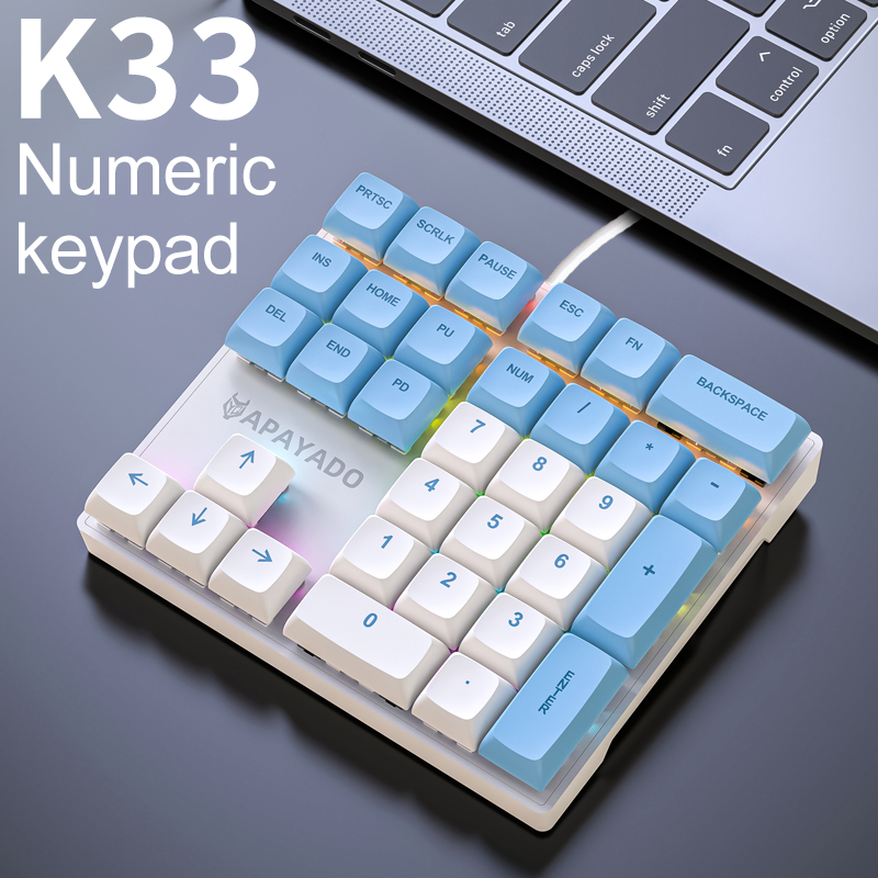 คีย์แพดเชิงกลขนาดกะทัดรัด K33, - Keyboard Numpad Separate บทวิจารณ์และราคา
