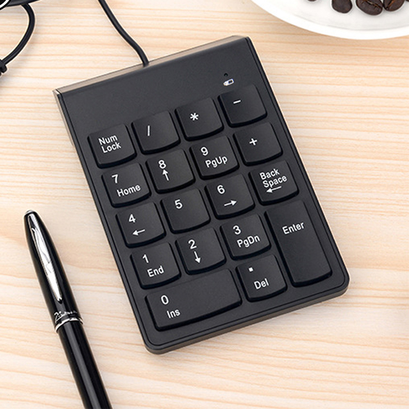 คีย์บอร์ดตัวเลขแบบมีสาย USB 18 - Keyboard Numpad Separate บทวิจารณ์และราคา
