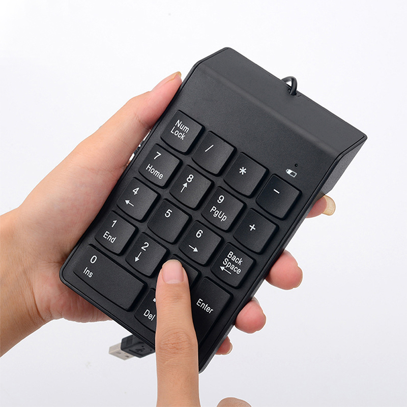 คีย์บอร์ดตัวเลขแบบมีสาย USB 18 - Keyboard Numpad Separate บทวิจารณ์และราคา
