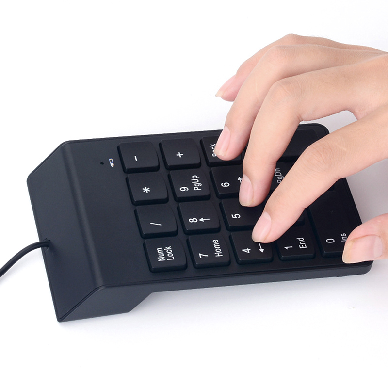 คีย์บอร์ดตัวเลขแบบมีสาย USB 18 - Keyboard Numpad Separate บทวิจารณ์และราคา