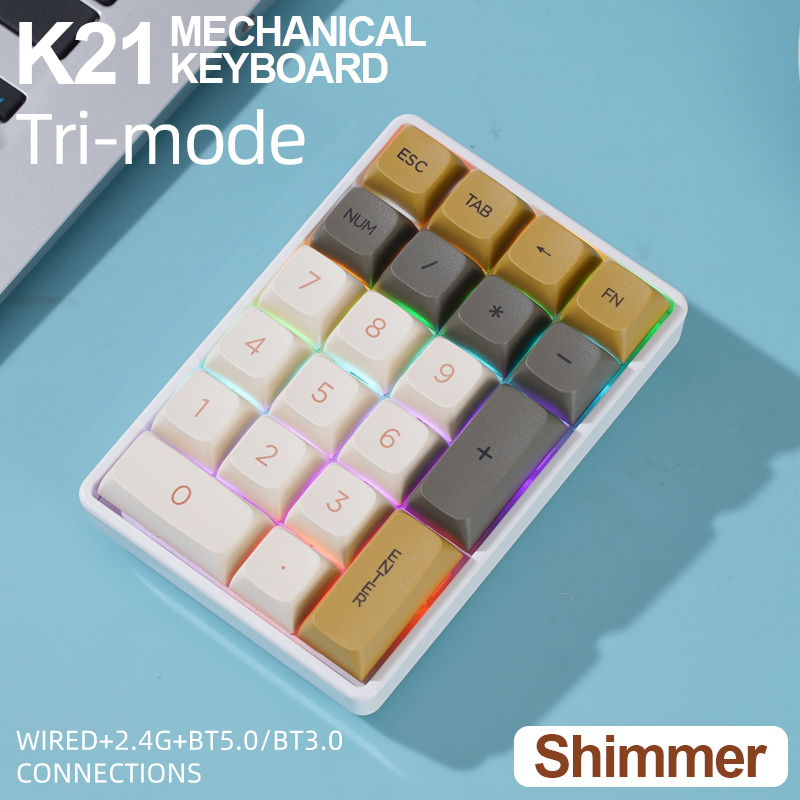 คีย์แพดตัวเลขแบบกลไก K21 Tri-m - Keyboard Numpad Separate บทวิจารณ์และราคา