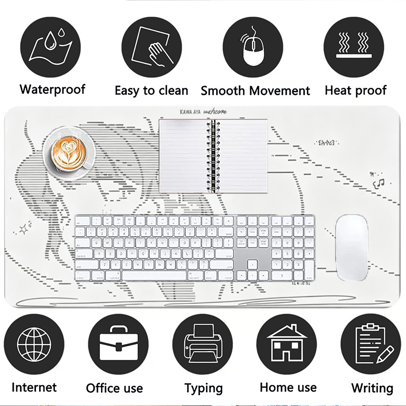 แผ่นรองเมาส์หนังลายการ์ตูนอนิเ - Gaming Accessories Wholesale บทวิจารณ์และราคา